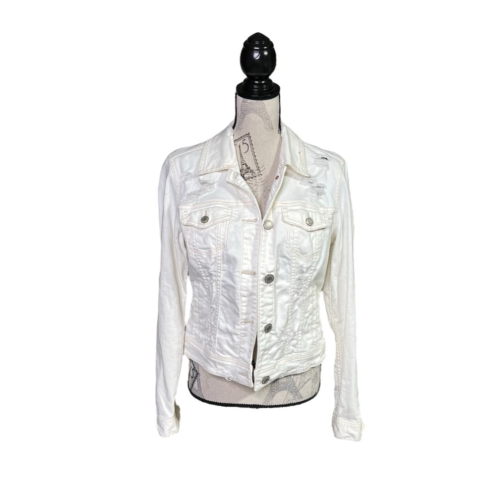 American Eagle Outfitters M Distressed‎ Jean Jacket